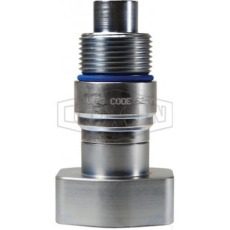 Dixon Quick Disconnect Hydraulic Flange Pad Plug, 3/4 in Nominal, Steel VEP6FP6